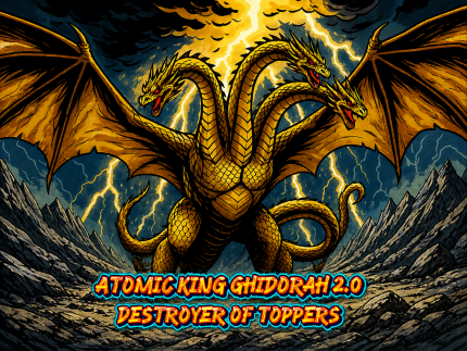Atomic King Ghidorah - Destroyer of Toppers